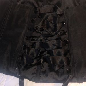 Bel Niente Silk Corset Back Lace-Up NWOT